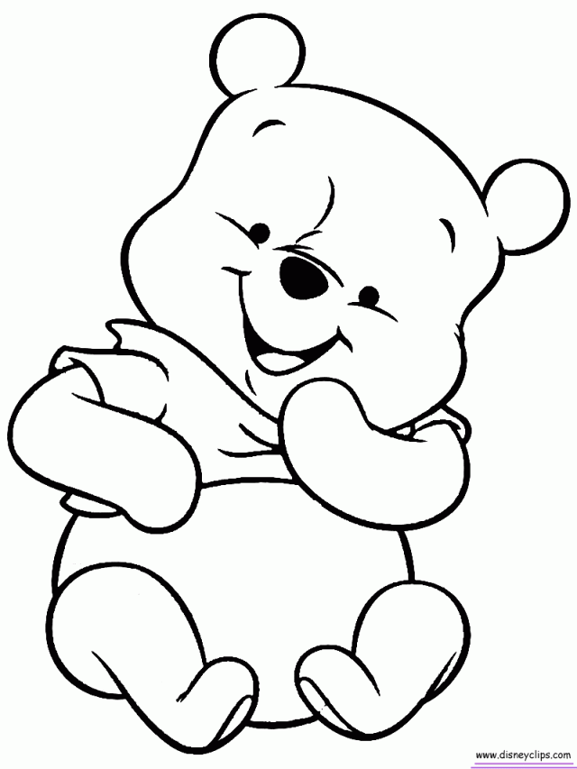 Baby Pooh Coloring Pages Page 2 Disney Winnie The Pooh Tigger 3811
