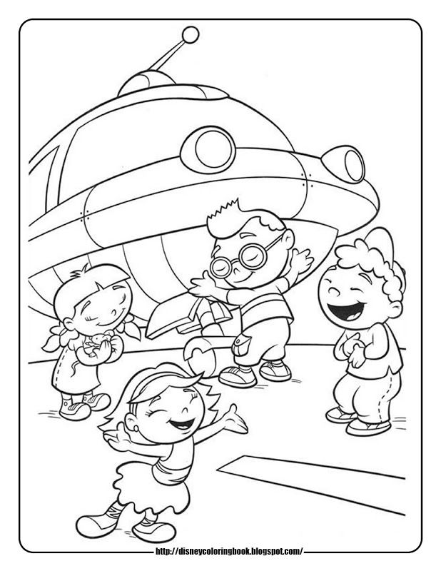 Disney Junior Summer Coloring Pages