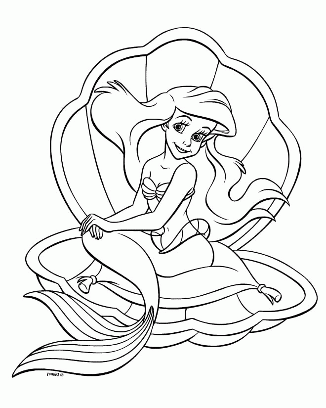 ariel princess Colouring Pages (page 3)