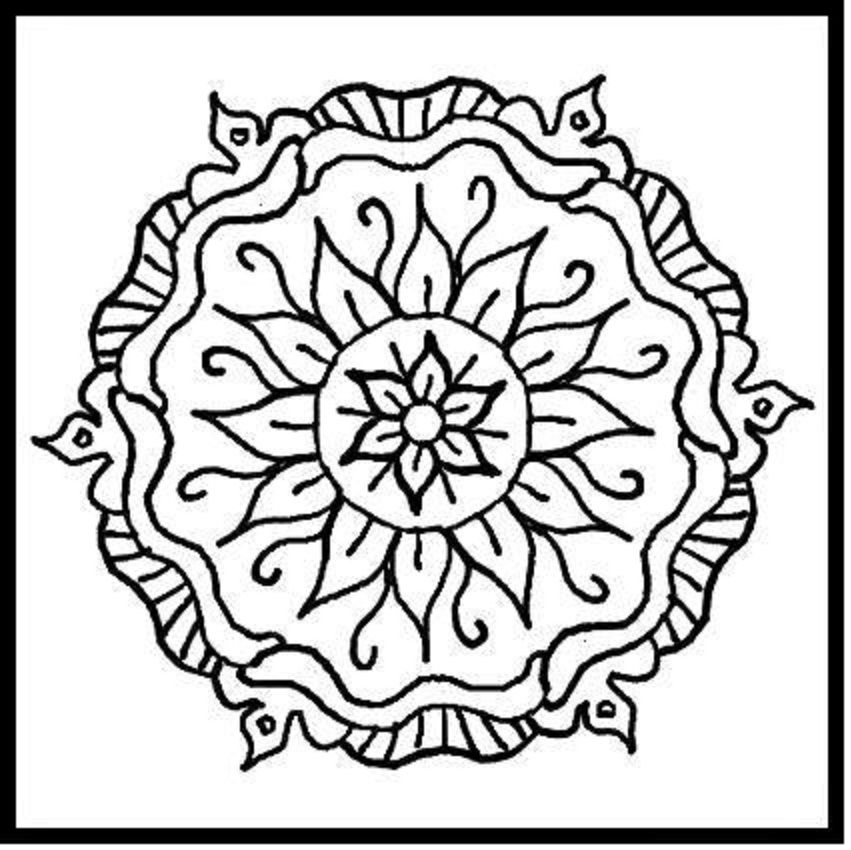 Mandalas to color printable | coloring pages for kids, coloring