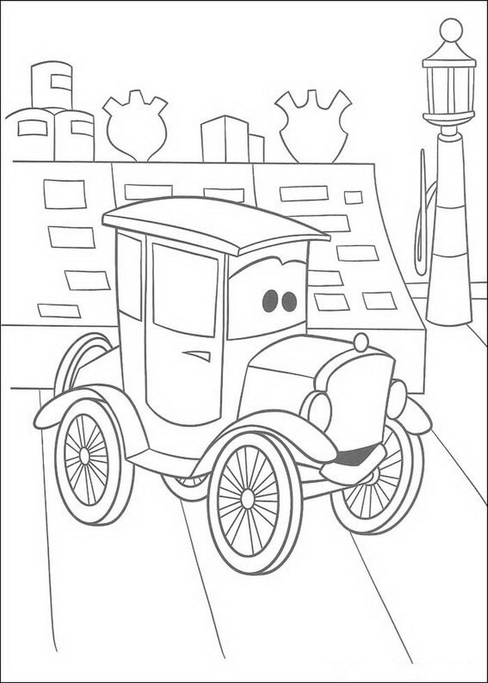 Coloring Page - Cars coloring pages 16