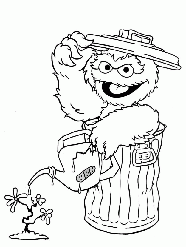 Sesame Street Coloring Pages