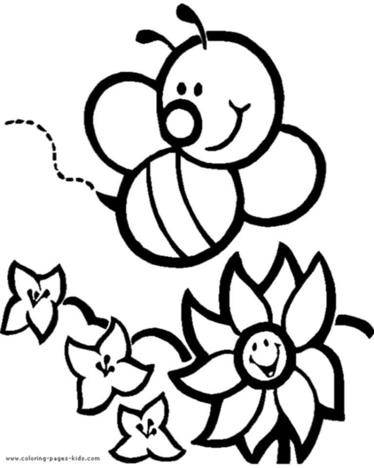 Bumble Bee Coloring Pages For KidsFun Coloring | Fun Coloring