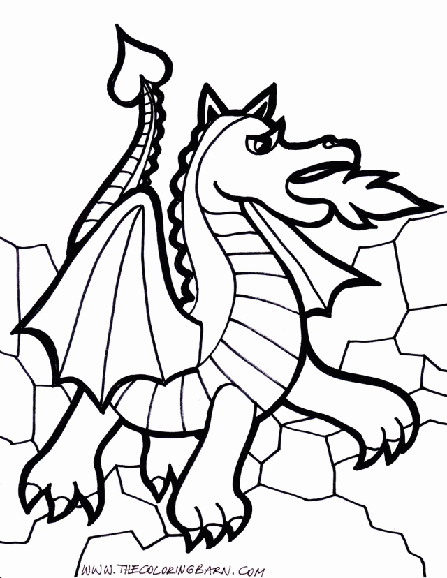 Dragon Coloring Pages For Adults Animals Preschool Coloring Pages