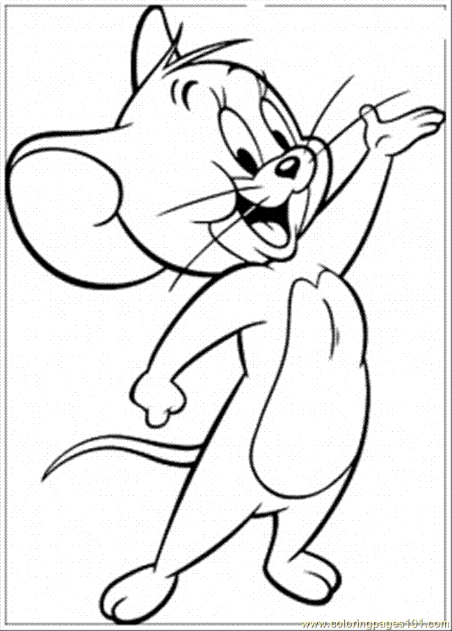 jerry theme Colouring Pages