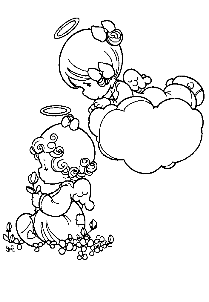 Precious Moments Coloring Pages | Free coloring pages