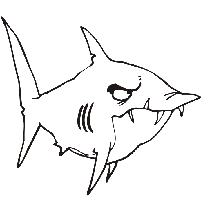 Coloring Pages Of Sharks 427 | Free Printable Coloring Pages