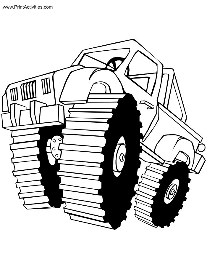 Truck coloring pages | color printing | coloring sheets | #75 Free