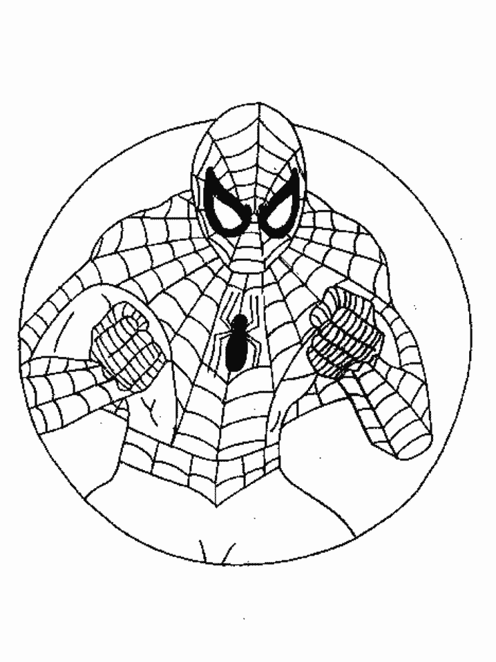 Spiderman Coloring Pages for Kids - Free Printable Spiderman