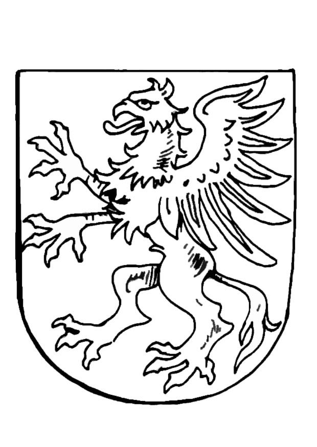 Coloring page coat of arms - img 9081.