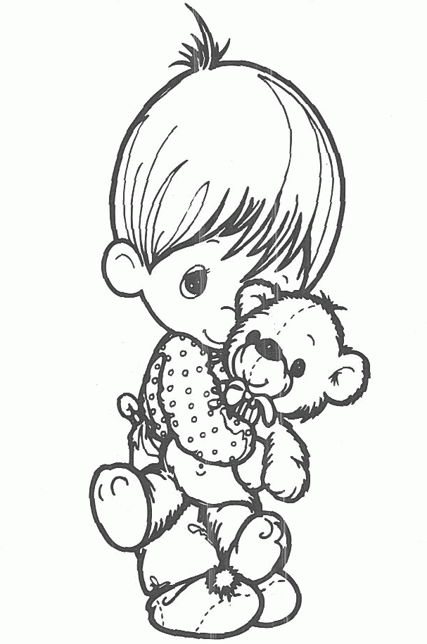 Precious Moments Coloring Pages