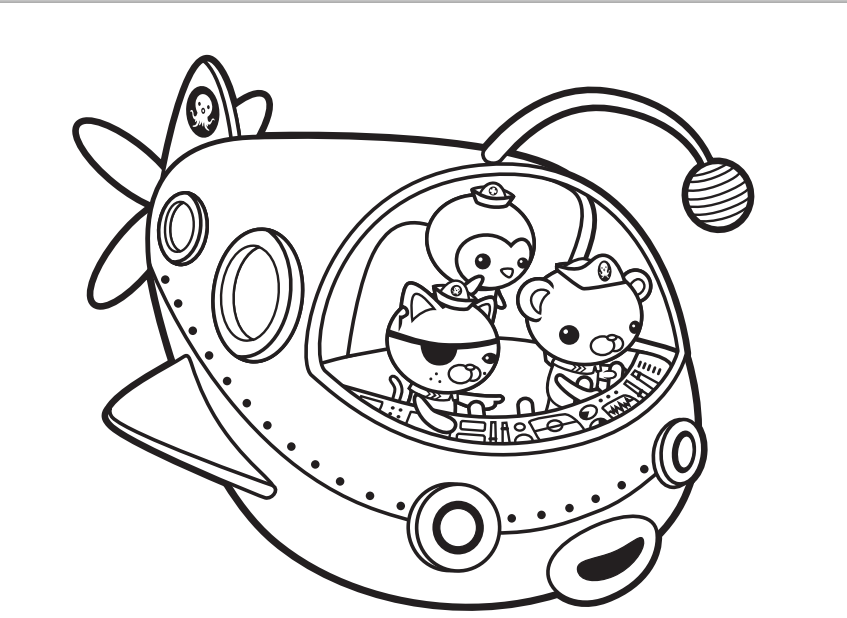 Pix For > Octonauts Captain Barnacles Coloring Pages