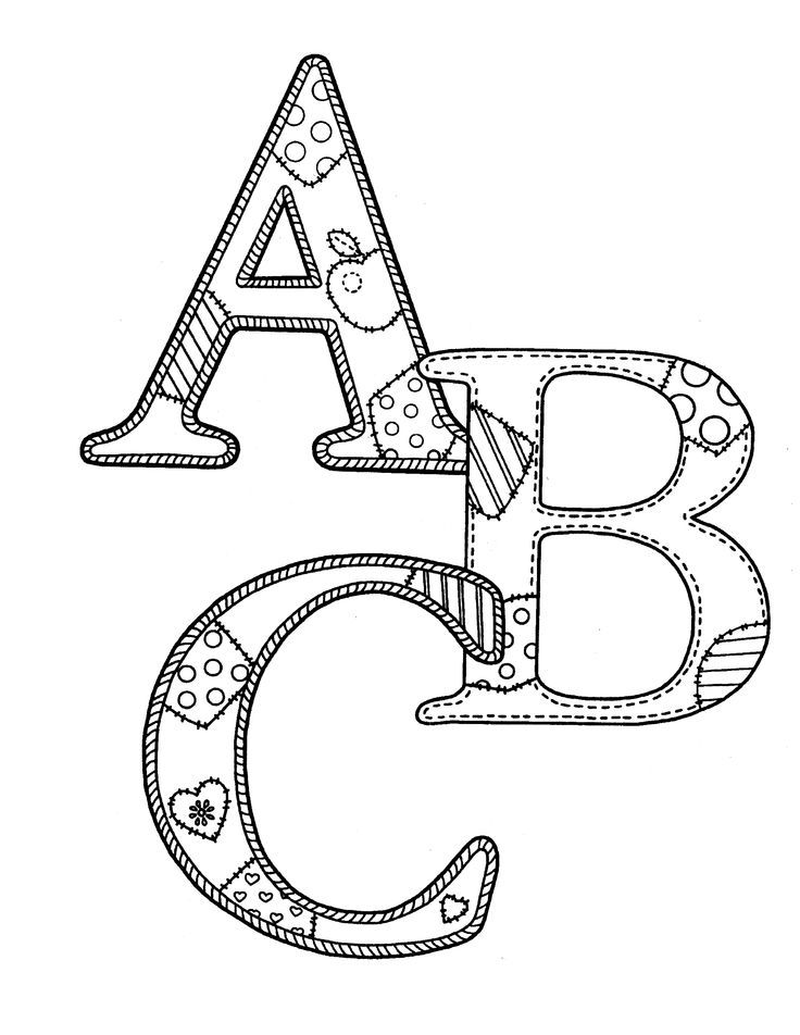 raggedy ann andy coloring page | Lettere - Fonts
