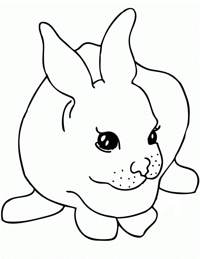 Coloring-Page-of-a-Rabbit | 4 H Project for fair