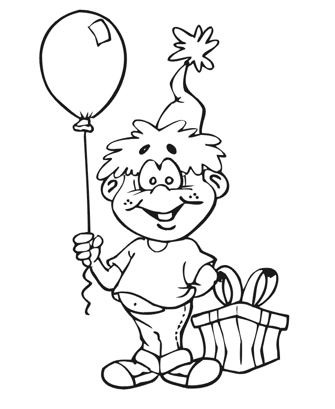 28 ON BALLOON Colouring Pages (page 2)