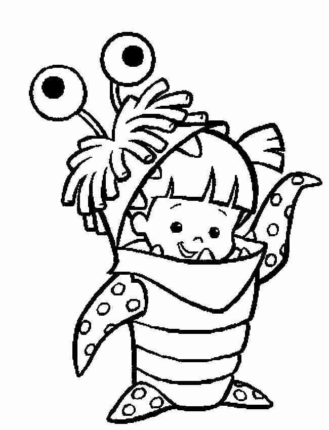 monster inc coloring pages | Logan
