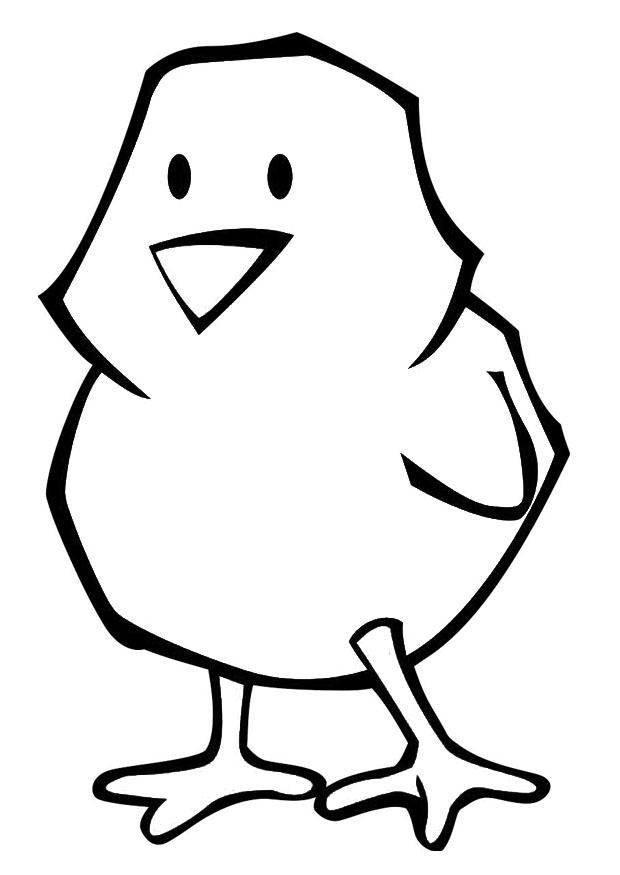 Coloring page Easter chick - img 19499.