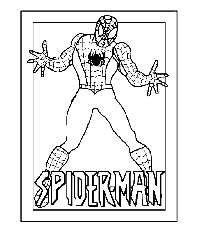 Spiderman Coloring pages | Kids coloring pages | Free coloring