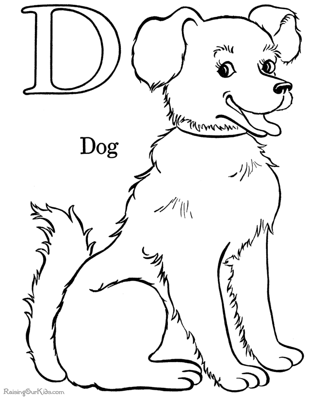 Puppy dog Colouring Pages