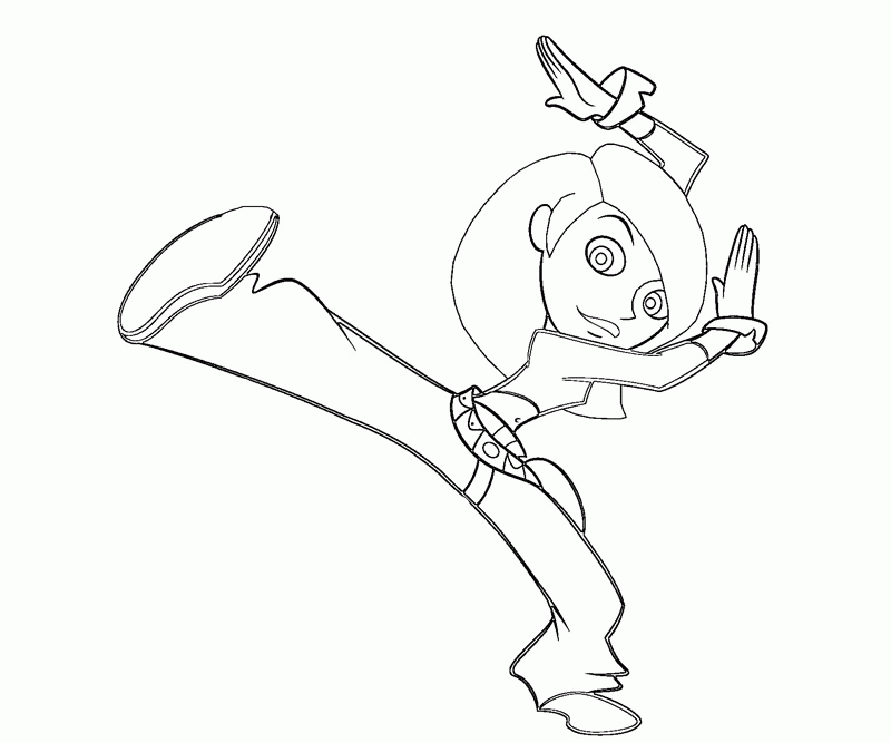 2 Kim Possible Coloring Page