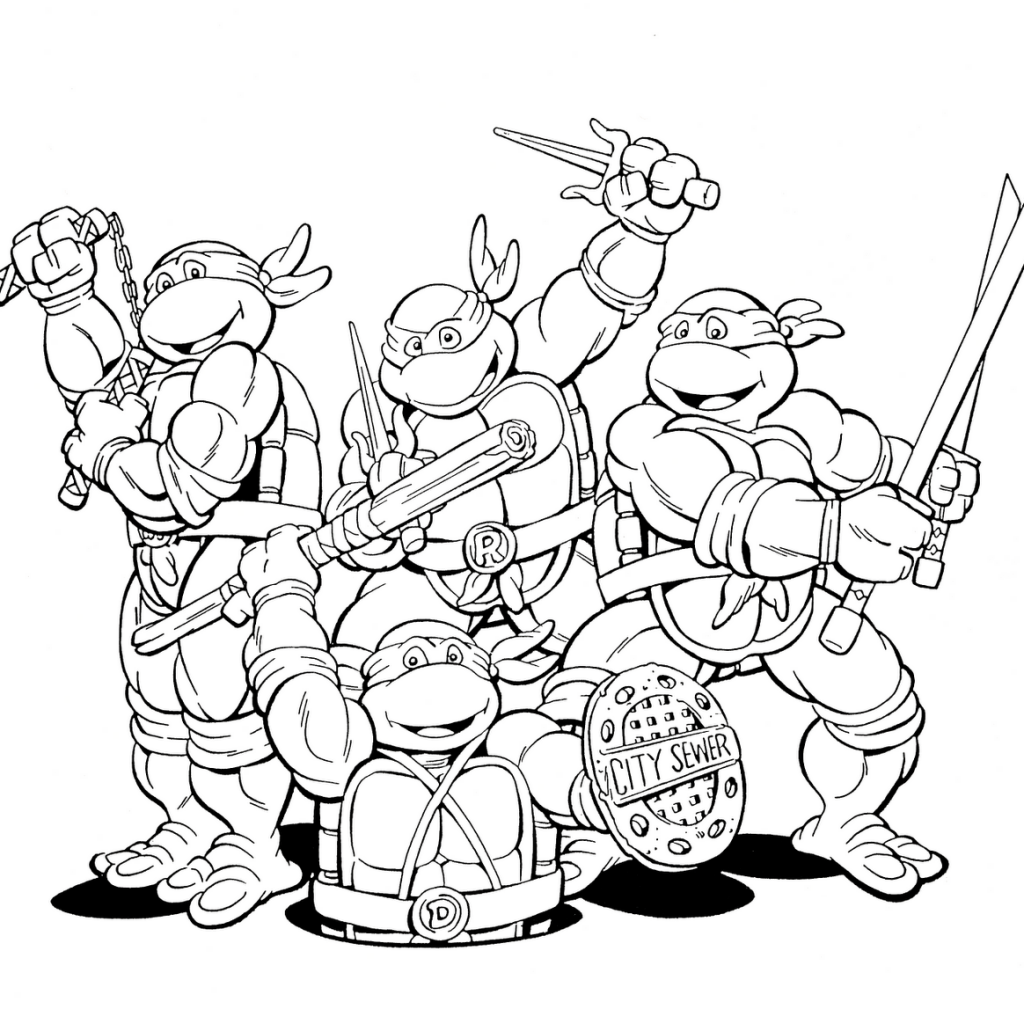 Teenage Mutant Ninja Turtles Color Sheets - Coloring Pages for ...
