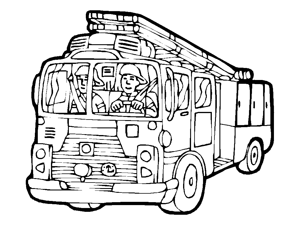 fire truck coloring pages | Only Coloring Pages