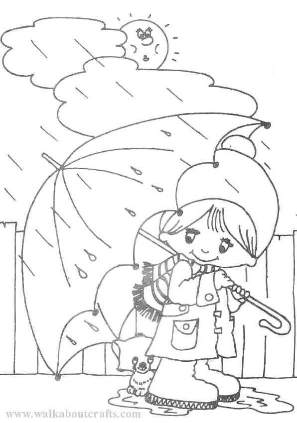 Printable Rainy Day Coloring Pages - High Quality Coloring Pages
