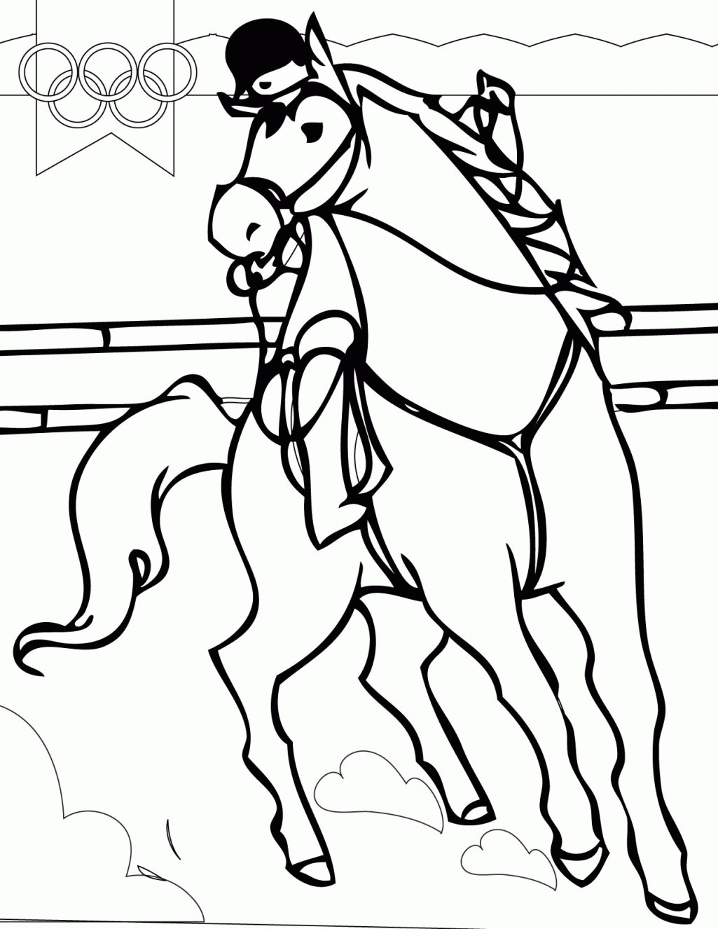 Olympic Sports Coloring Pages - Coloring Page