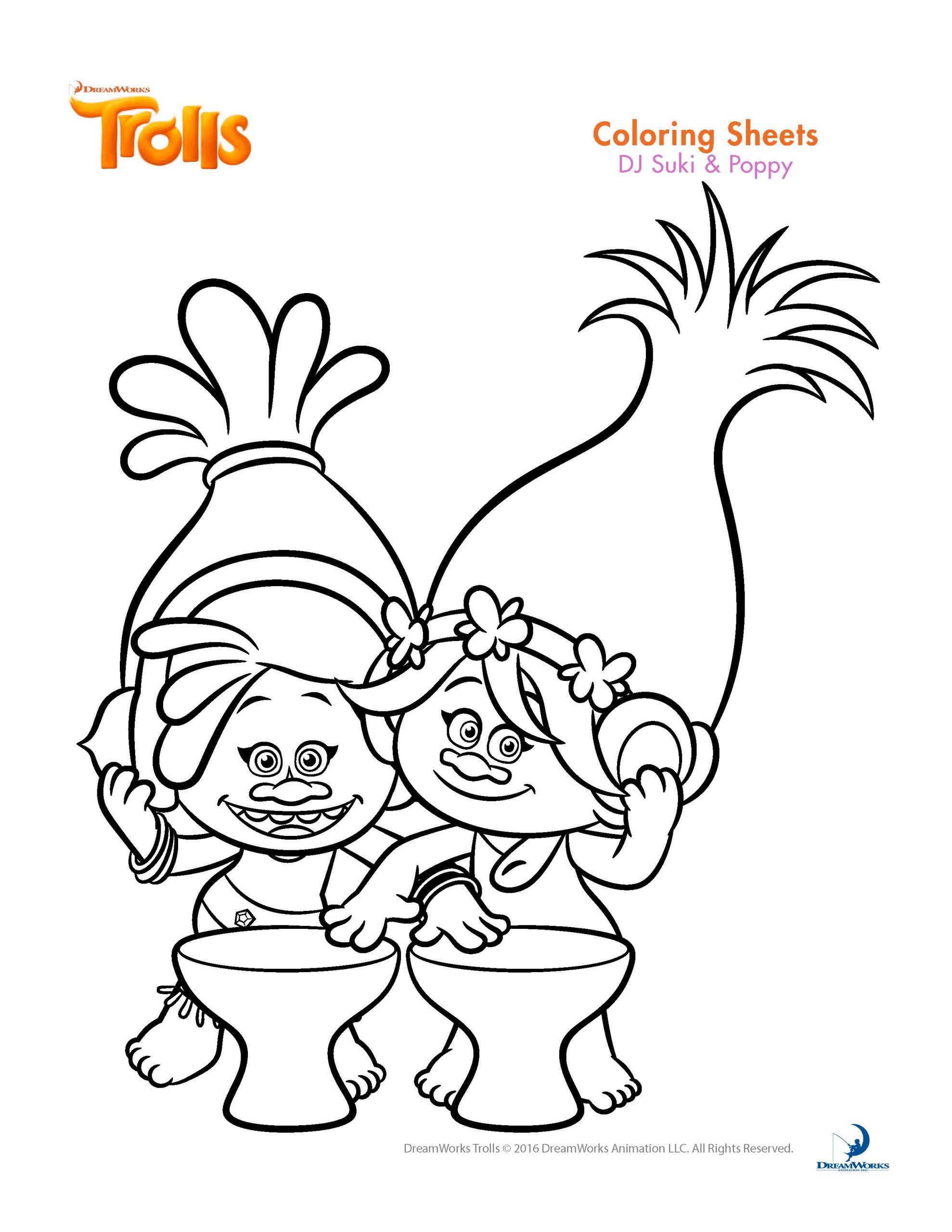 lets coloring: 47 Printable Trolls Coloring Pages Image Ideas ...
