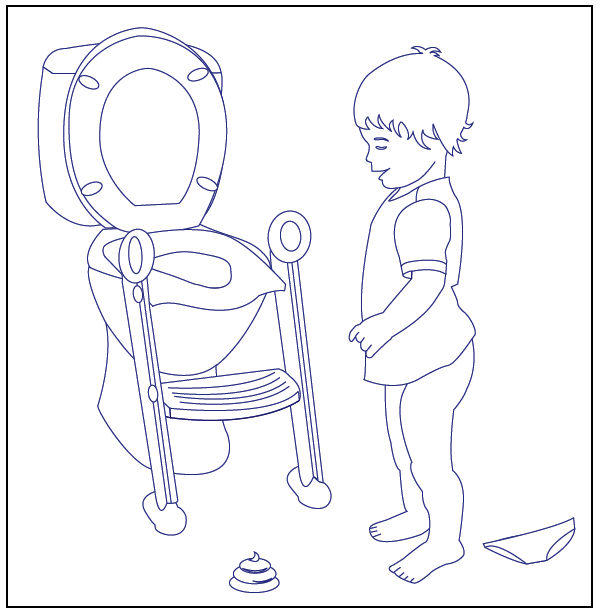 Free Potty Training Coloring pages for download