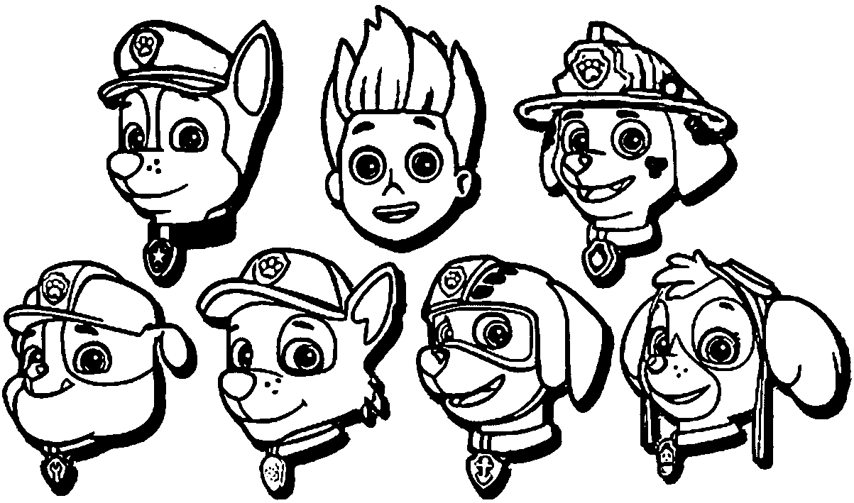 Coloring Pages : Paw Patrol Coloring Pages Chase R To Print Zuma ...