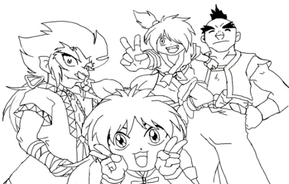 Character Beyblade Coloring Pages | Cartoon Coloring pages of ...