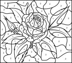 Hard Printable Color By Number For Adults - Coloring Pages for ...