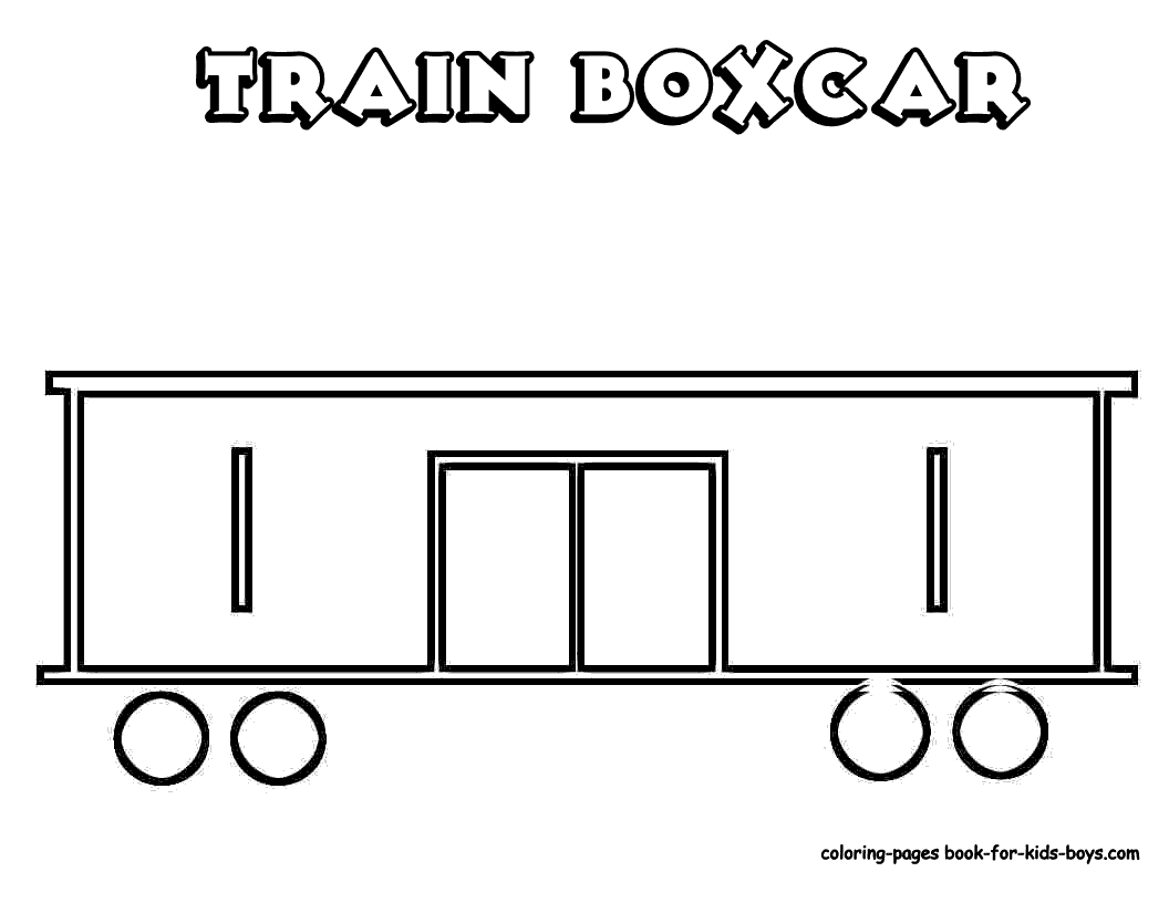 Train Car Coloring Page | Clipart Panda - Free Clipart Images