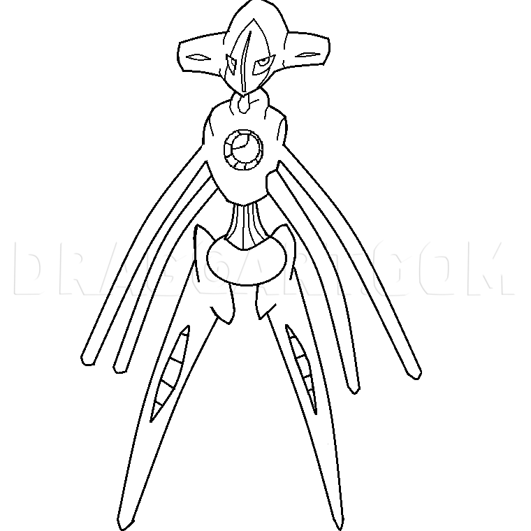 How To Draw Deoxys (normal Form) Pokemon, Step by Step, Drawing Guide, by  NoobSaibot8899 | dragoart.com