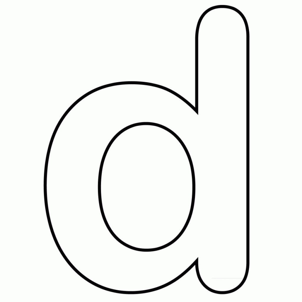 Printable Letter D Coloring Pages Only Coloring Pages Lowercase ...