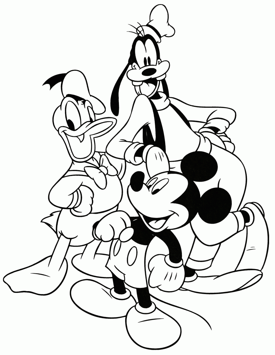 Mickey Coloring Book - Coloring Pages for Kids and for Adults
