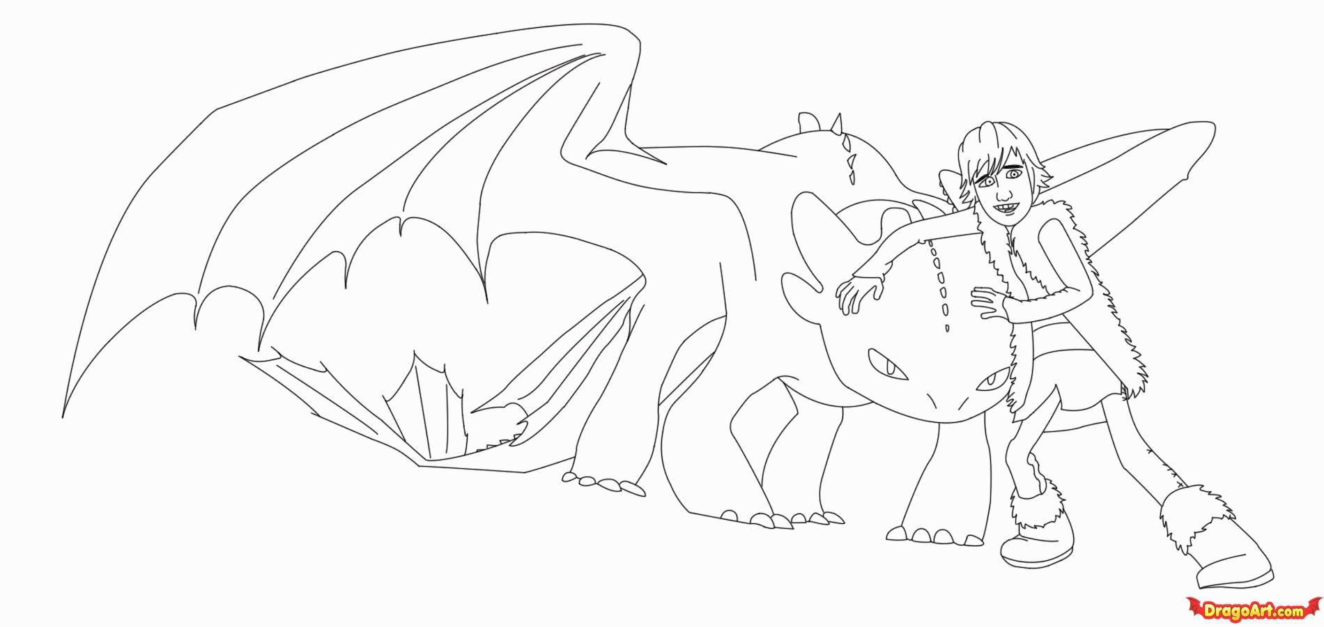 11 Pics of Dragoart Toothless Coloring Pages - How to Train Your ...
