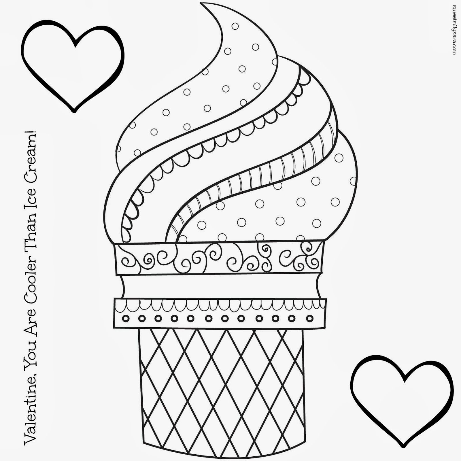 Ice Cream Coloring Pages To Print - High Quality Coloring Pages