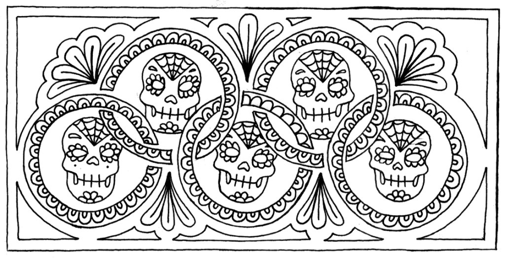 Sugar Skull Coloring Pages (16 Pictures) - Colorine.net | 22462