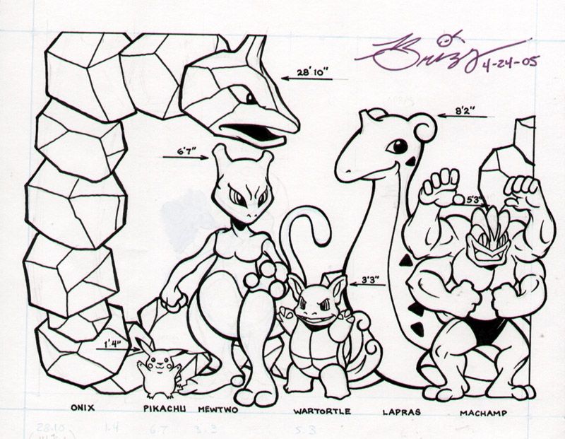 Pokemon Characters, in Bill Cox
