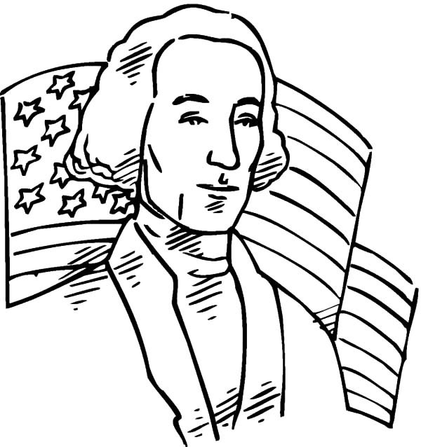 George Washington Coloring Pages - Google Twit