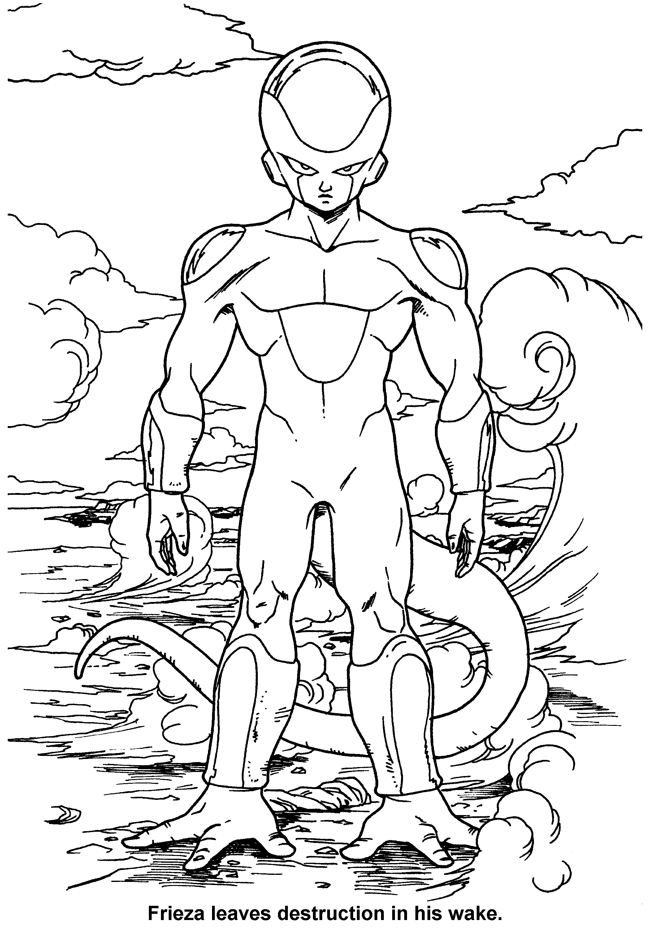 Coloring Page - Dragon ball z coloring pages 73
