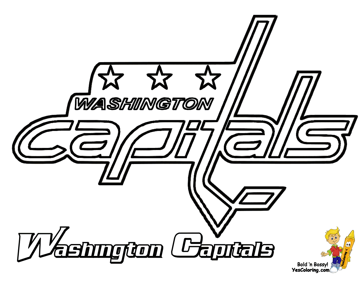 Nhl Logos Colouring Pages - High Quality Coloring Pages