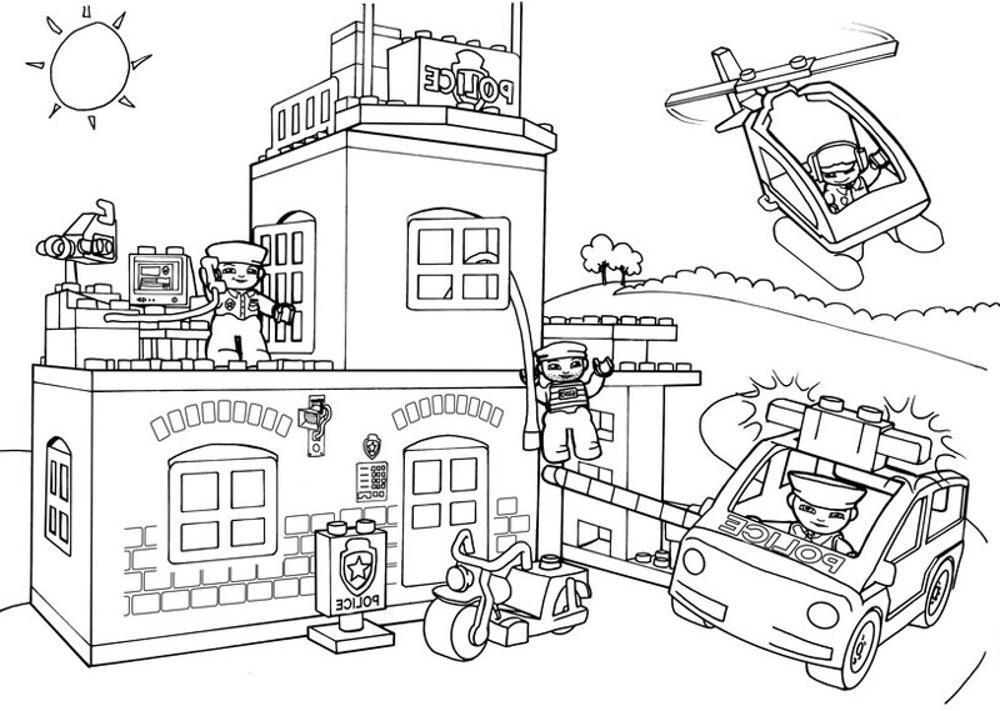 Lego City Free Printable Coloring Pages - Coloring Page