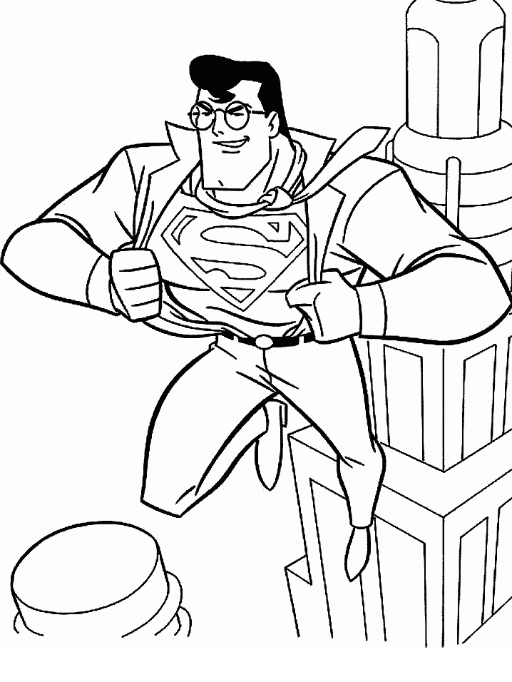 Cartoon ~ Printable Batman and Superman Coloring Pages ~ Coloring Tone