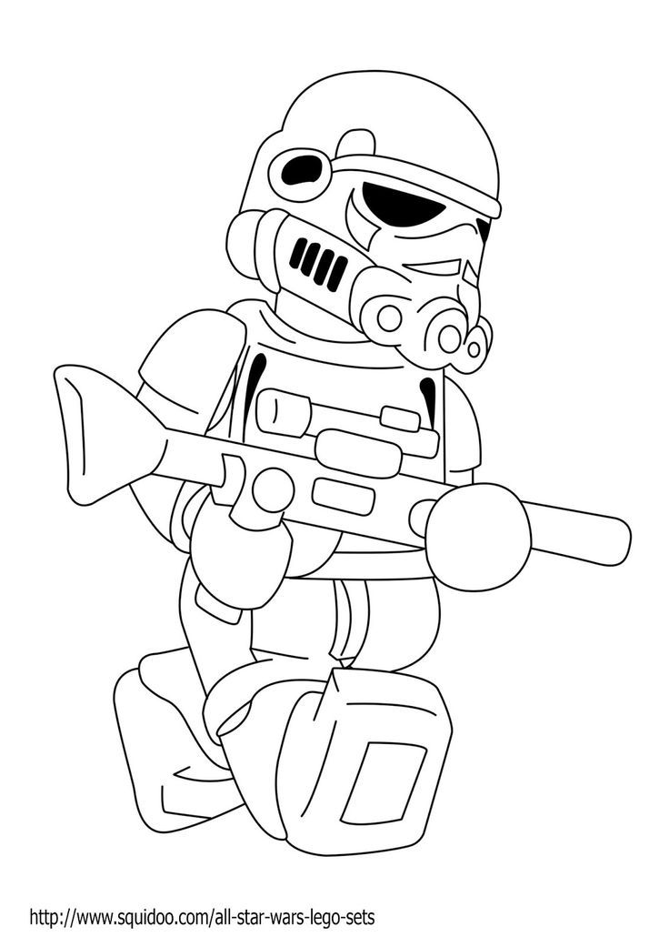 star wars stormtrooper art coloring page | Coloring Pages for Kids