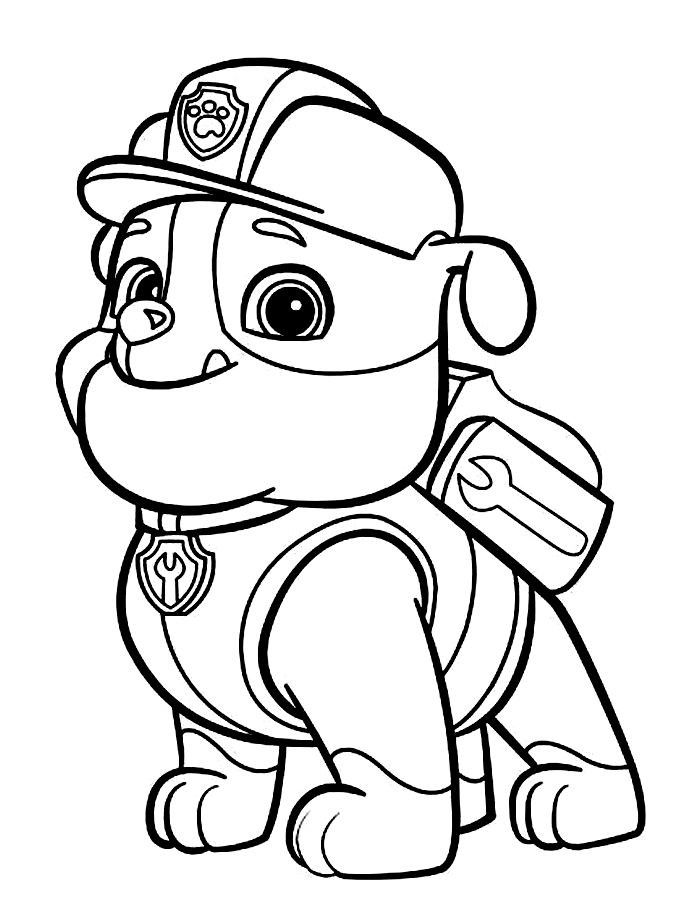 the paw patrol team Colouring Pages (page 2) | Paw patrol coloring ...