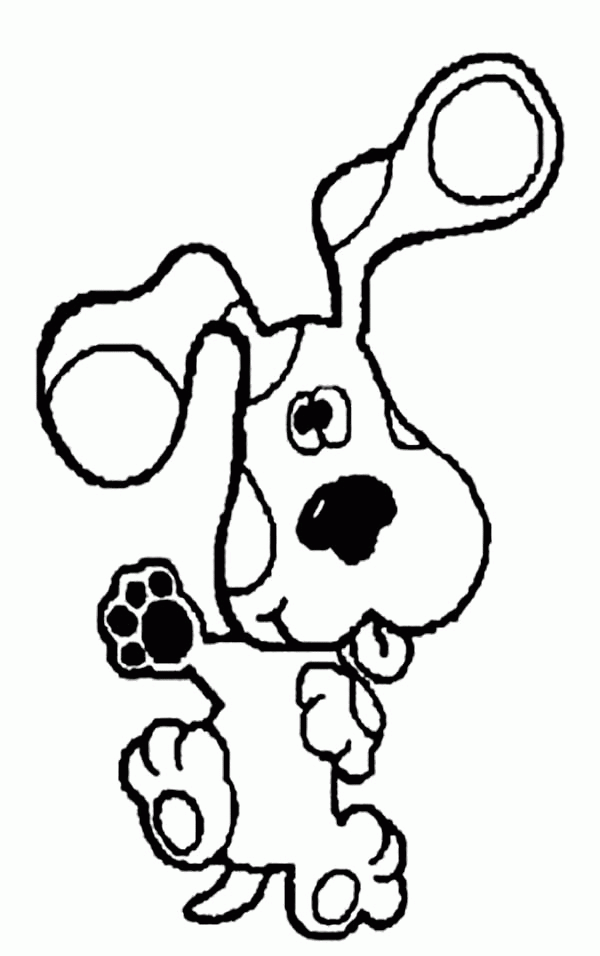 Blues Clues Play with Pail and Shovel Coloring Page: Blues Clues ...