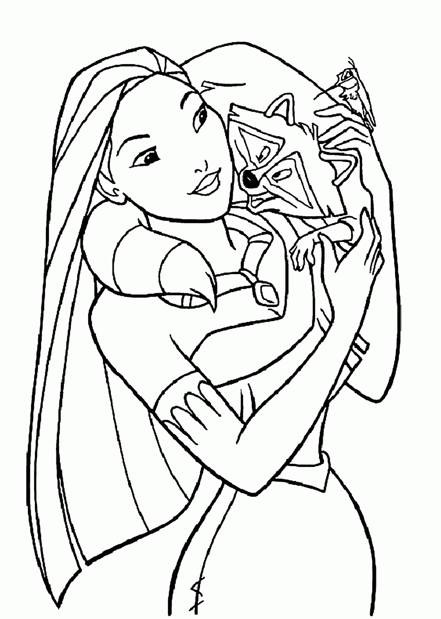 Related Pocahontas Coloring Pages item-13227, Pocahontas Coloring ...